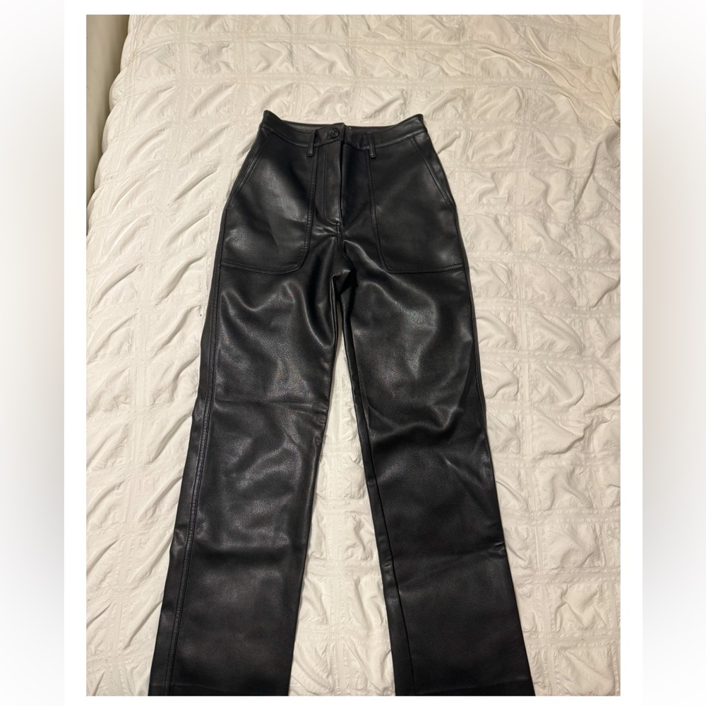 Aritzia Vegan Leather Pants